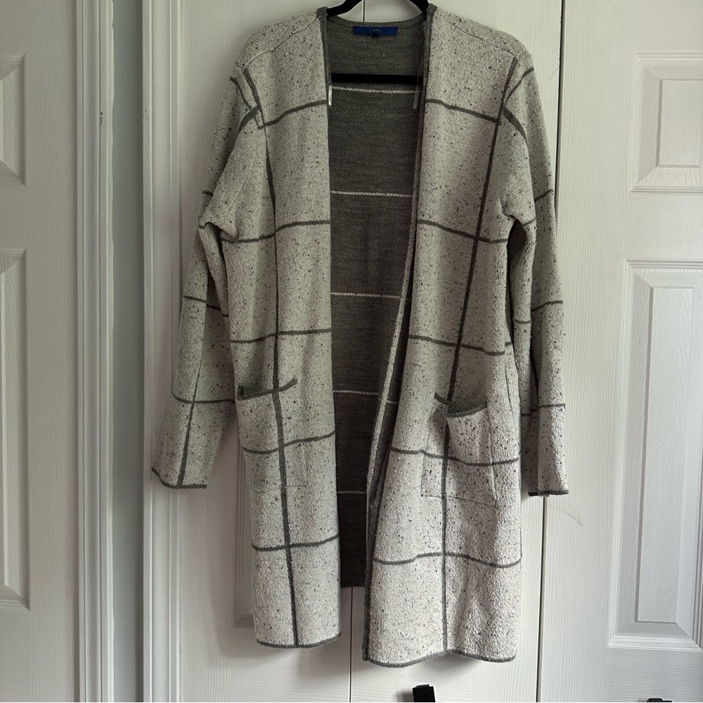 Apt 9 Window Pane Open Front Cardigan - image 1